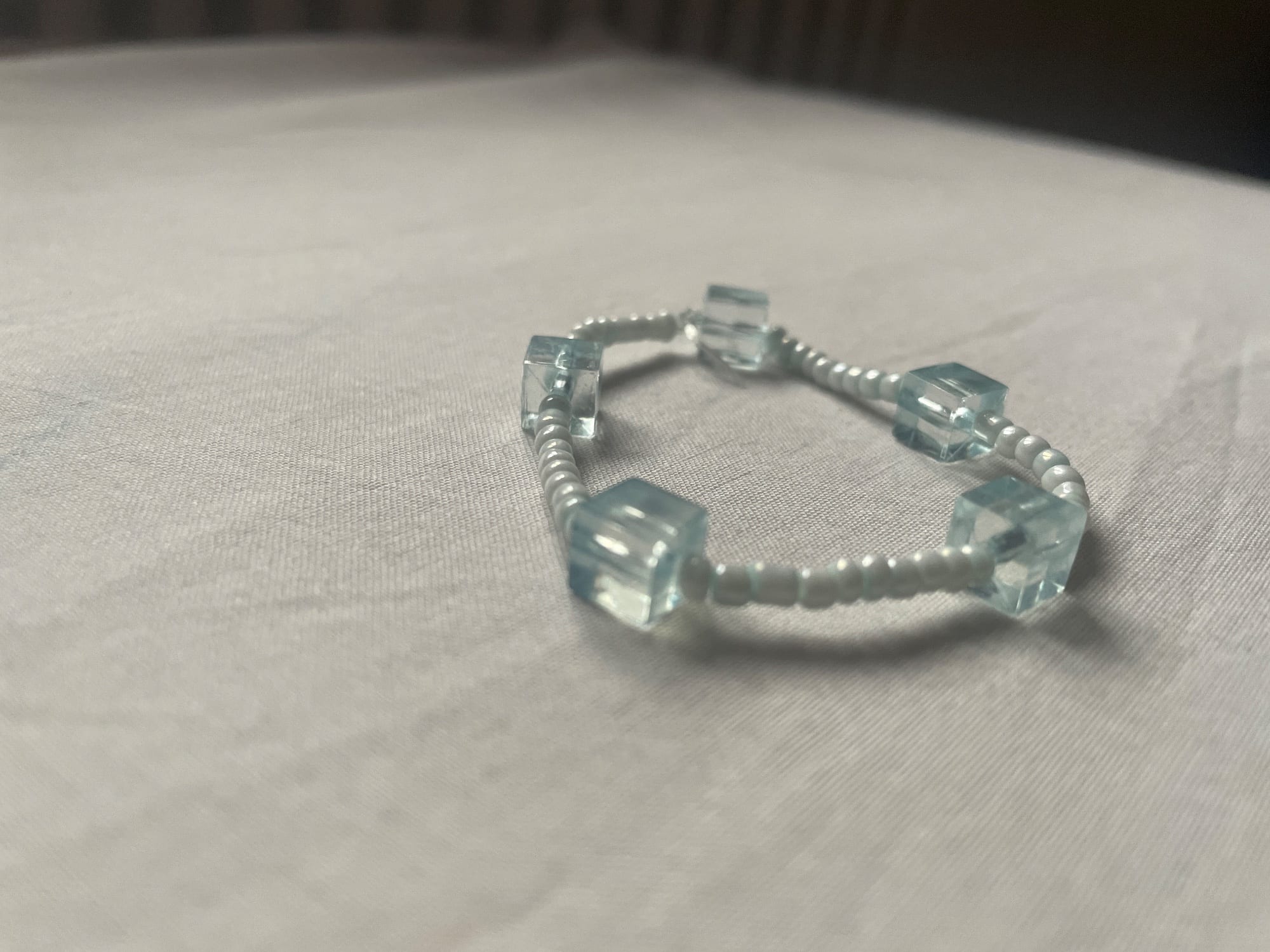 Bracelet élastique (bleu)