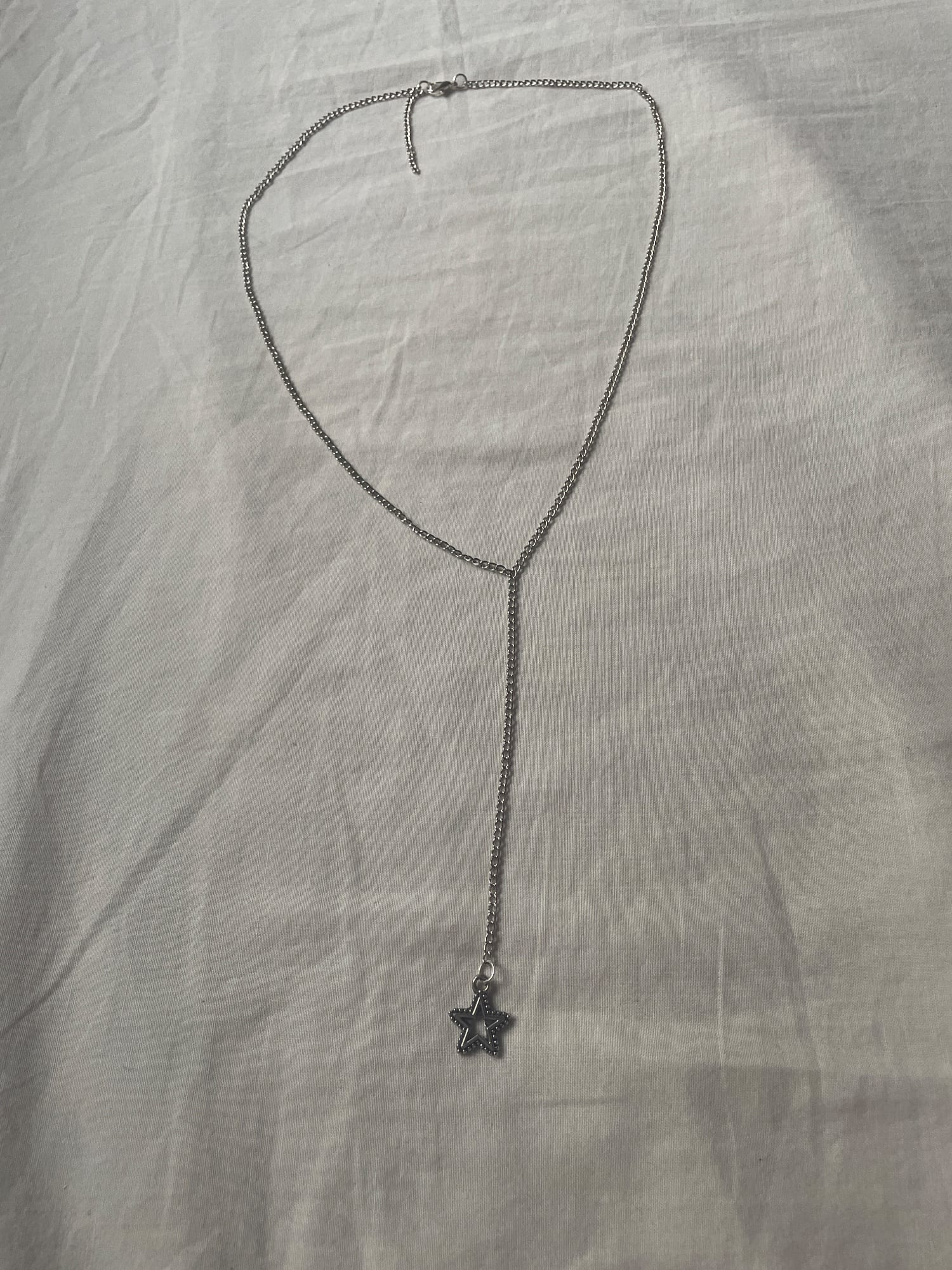 Collier en y (argenté)